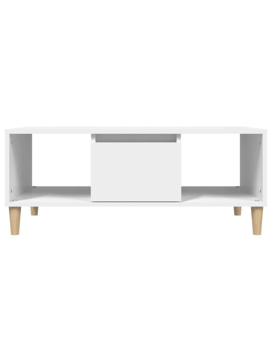 Konferenční stolek bílý 90 x 50 x 36,5 cm kompozitní dřevo