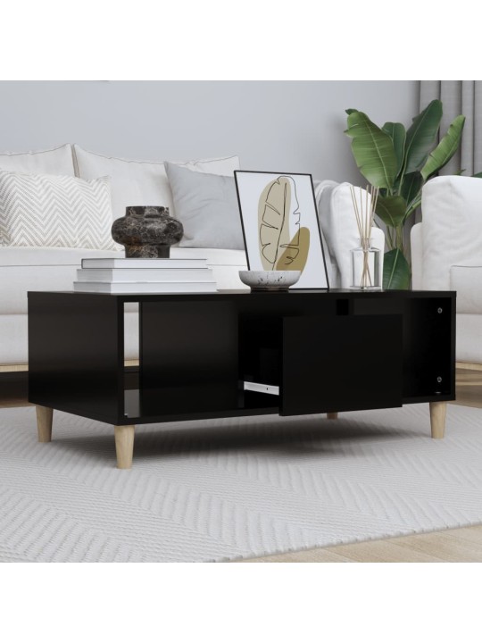 Konferenční stolek černý 90x50x36,5 cm kompozitní dřevo