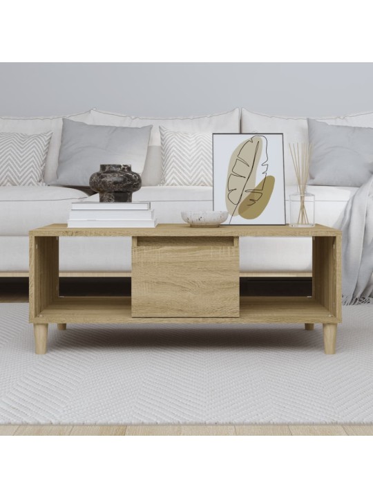 Konferenční stolek dub sonoma 90x50x36,5 cm kompozitní dřevo