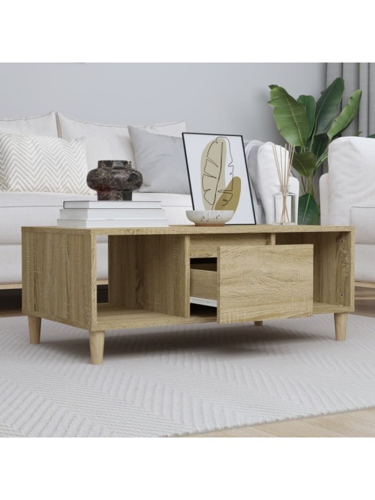 Konferenční stolek dub sonoma 90x50x36,5 cm kompozitní dřevo
