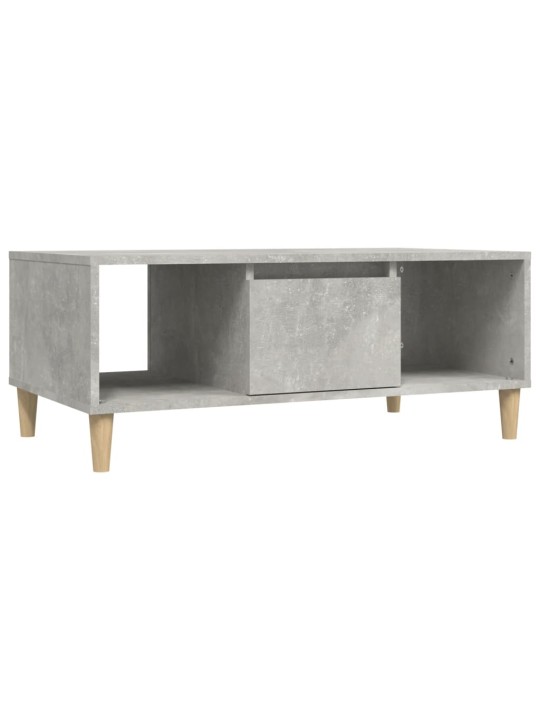 Konferenční stolek betonově šedý 90x50x36,5 cm kompozitní dřevo
