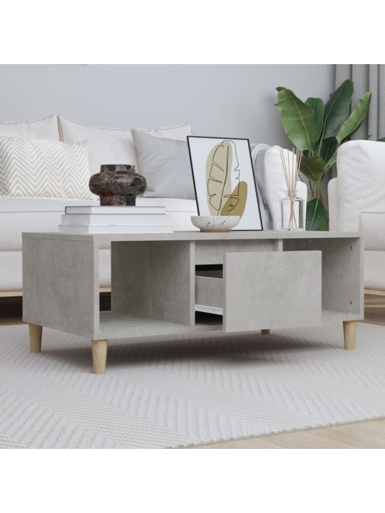Konferenční stolek betonově šedý 90x50x36,5 cm kompozitní dřevo