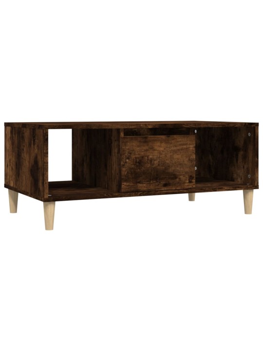 Konferenční stolek kouřový dub 90x50x36,5 cm kompozitní dřevo