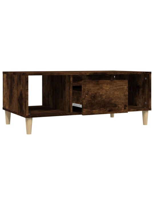 Konferenční stolek kouřový dub 90x50x36,5 cm kompozitní dřevo