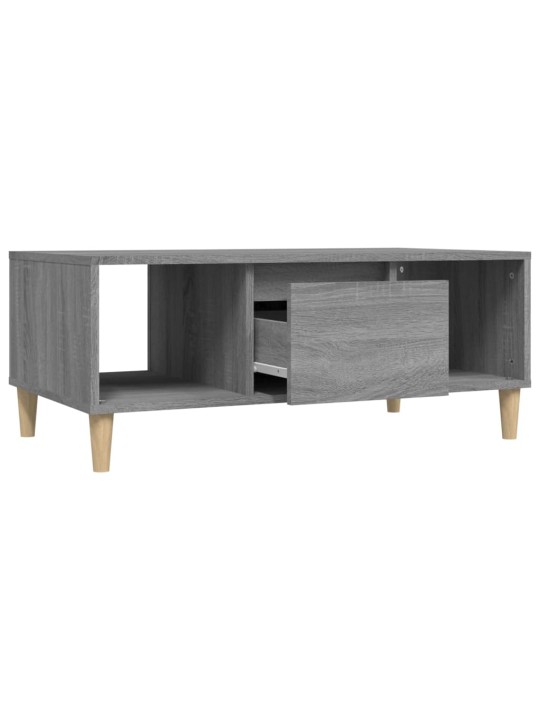 Konferenční stolek šedý sonoma 90x50x36,5 cm kompozitní dřevo