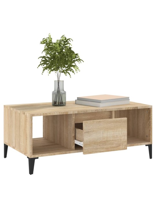 Konferenční stolek dub sonoma 90x50x36,5 cm kompozitní dřevo