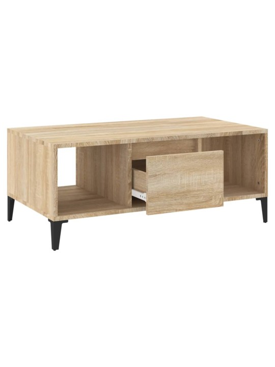 Konferenční stolek dub sonoma 90x50x36,5 cm kompozitní dřevo