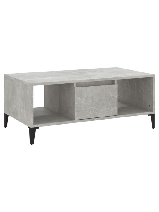 Konferenční stolek betonově šedý 90x50x36,5 cm kompozitní dřevo
