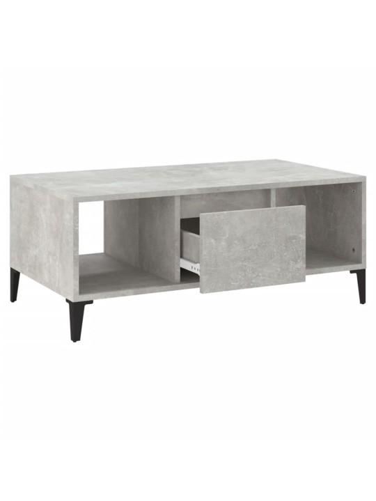 Konferenční stolek betonově šedý 90x50x36,5 cm kompozitní dřevo