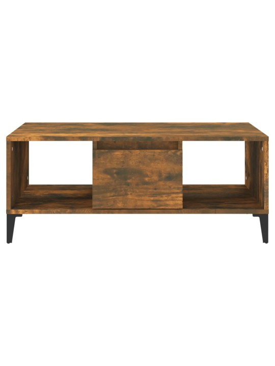 Konferenční stolek kouřový dub 90x50x36,5 cm kompozitní dřevo