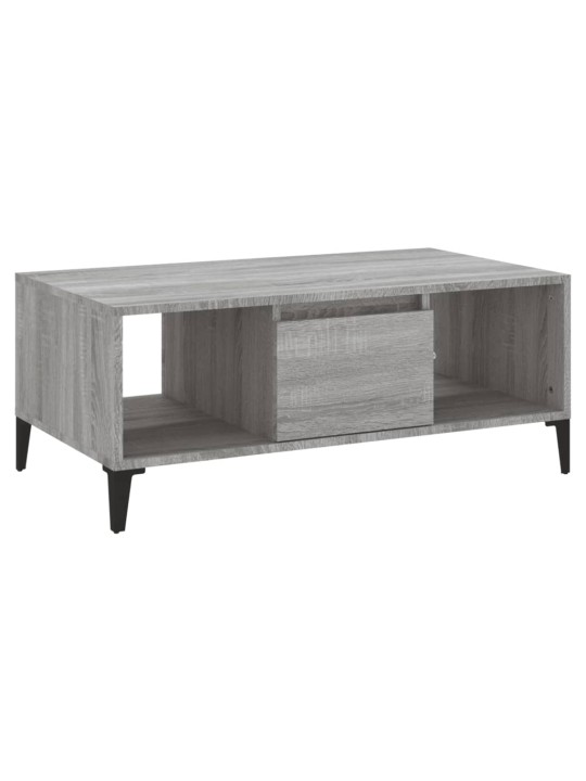 Konferenční stolek šedý sonoma 90x50x36,5 cm kompozitní dřevo