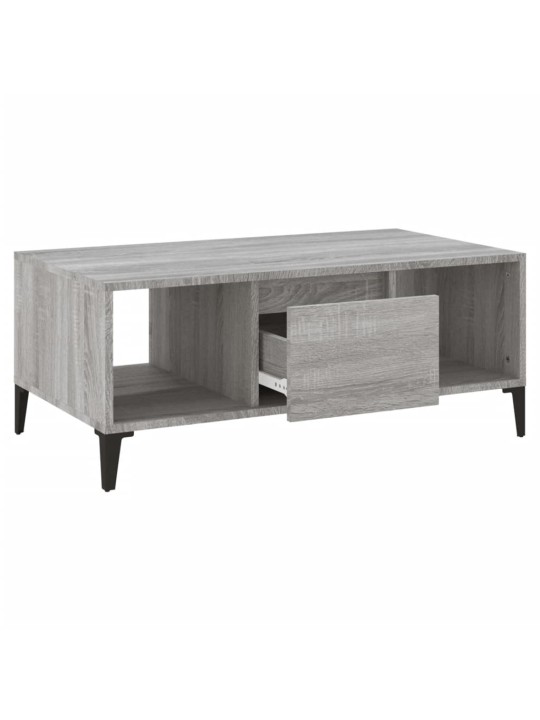 Konferenční stolek šedý sonoma 90x50x36,5 cm kompozitní dřevo