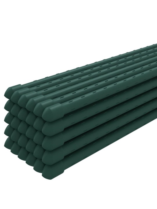 Tyčky k rostlinám 30 ks zelené 115 cm ocel