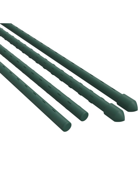 Tyčky k rostlinám 30 ks zelené 115 cm ocel