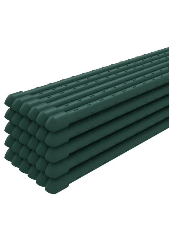 Tyčky k rostlinám 30 ks zelené 150 cm ocel