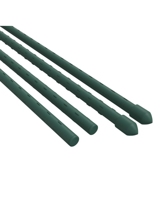 Tyčky k rostlinám 30 ks zelené 180 cm ocel