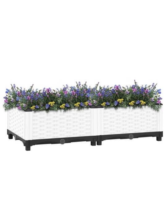 Vyvýšený záhon 80 x 40 x 23 cm polypropylen