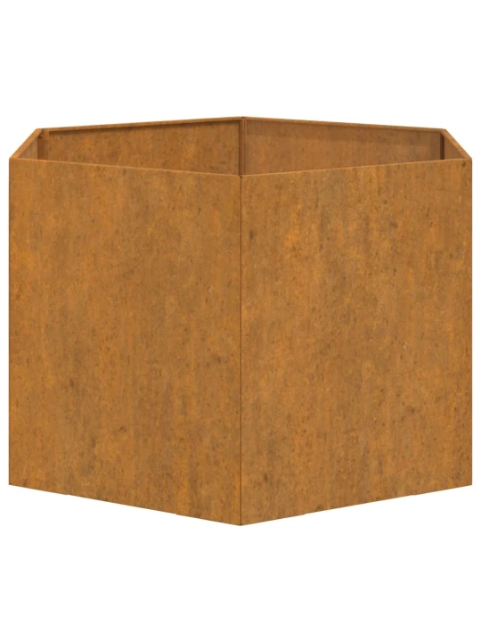 Truhlík rezavý 60 x 60 x 45 cm cortenová ocel