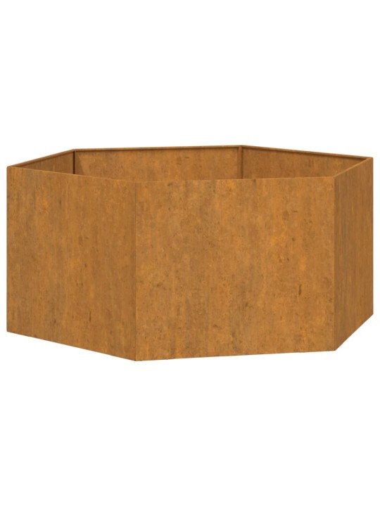 Truhlík rezavý 90 x 90 x 45 cm cortenová ocel