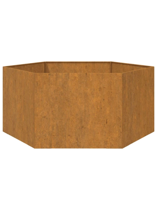 Truhlík rezavý 90 x 90 x 45 cm cortenová ocel