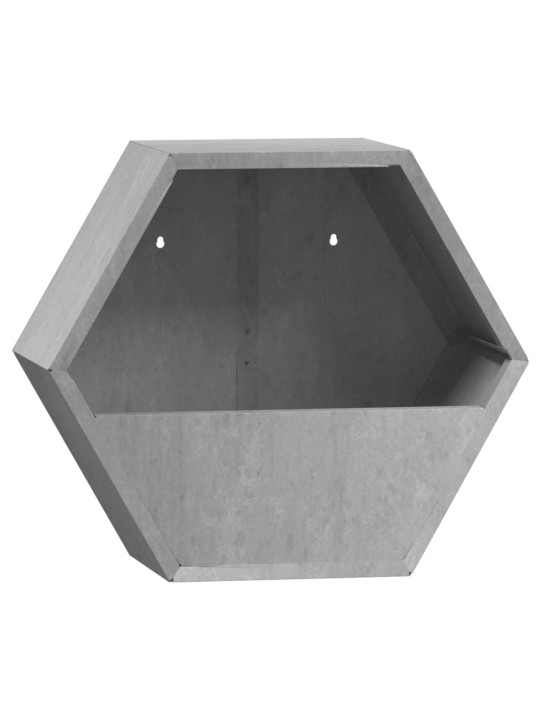 Nástěnné květináče 2 ks rezavé cortenová ocel 30 x 10 x 25 cm
