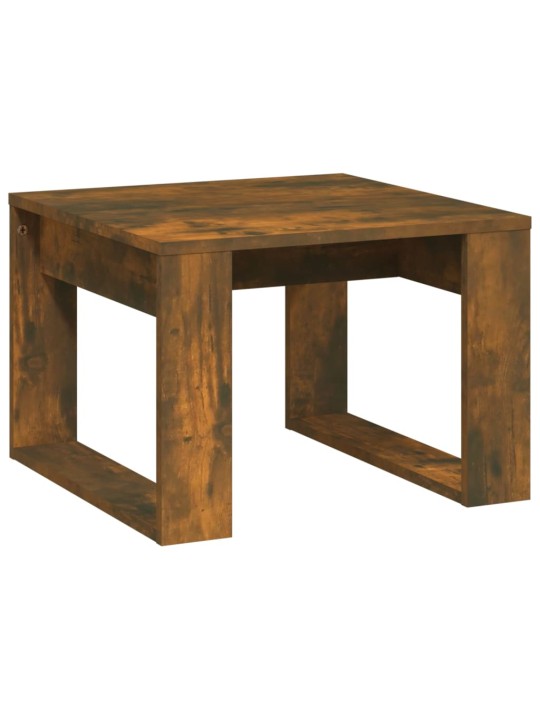 Odkládací stolek kouřový dub 50 x 50 x 35 cm kompozitní dřevo