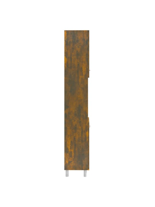 Koupelnová skříňka kouřový dub 30x30x179 cm kompozitní dřevo