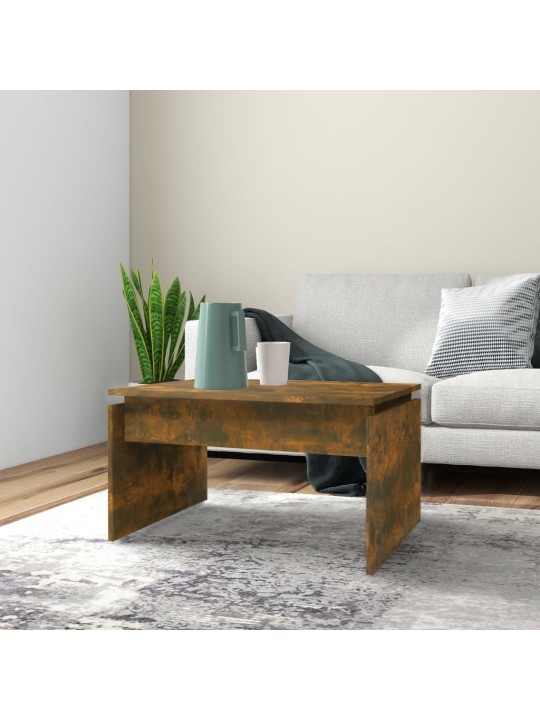Konferenční stolek kouřový dub 68 x 50 x 38 cm kompozitní dřevo