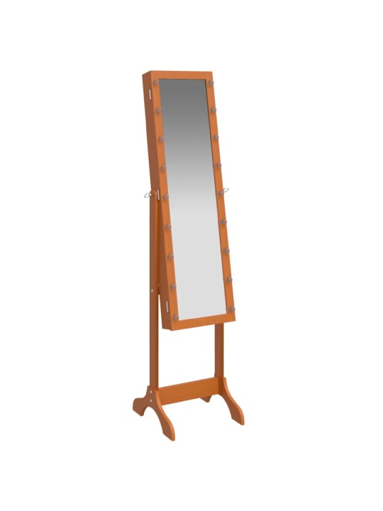 Volně stojící zrcadlo s LED 34 x 37 x 146 cm