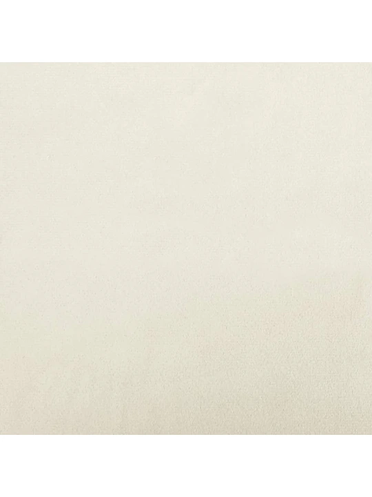 Křeslo krémové 62 x 79 x 79 cm samet