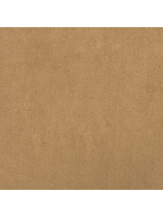 Lavice hnědá 108 x 79 x 79 cm samet
