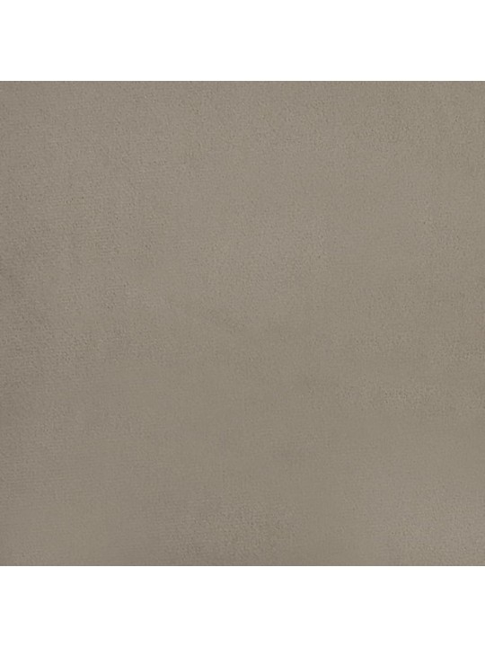 Křeslo světle šedé 63 x 76 x 80 cm samet