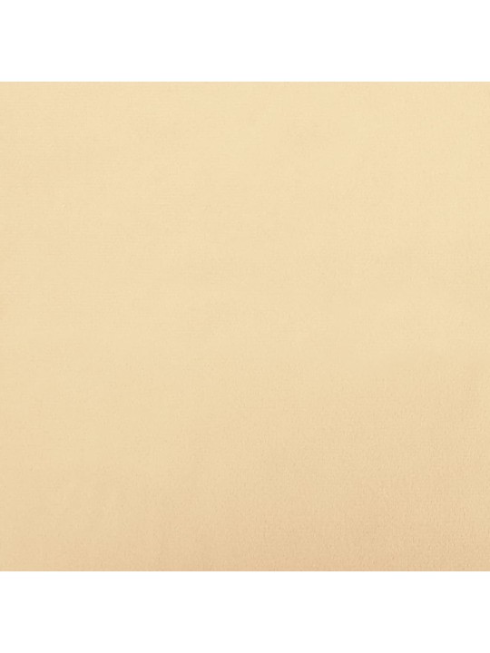 Křeslo krémové 63 x 76 x 80 cm samet