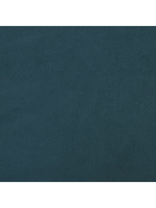 Křeslo modré 63 x 76 x 80 cm samet