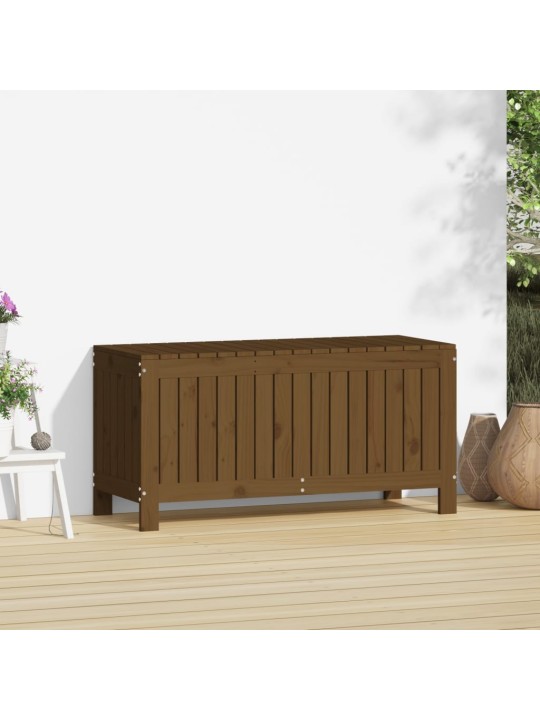 Zahradní úložný box medově hnědý 108x42,5x54cm masivní borovice