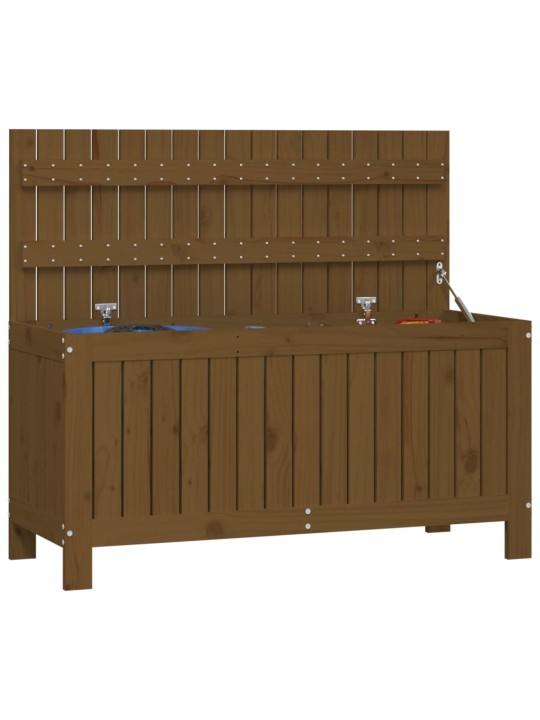 Zahradní úložný box medově hnědý 108x42,5x54cm masivní borovice