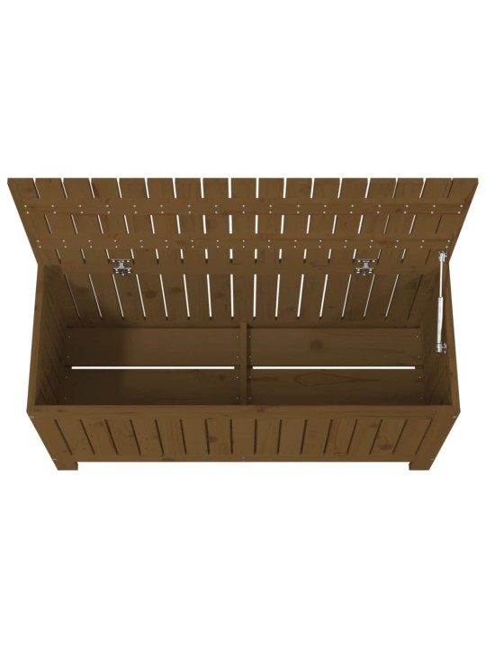 Zahradní úložný box medově hnědý 108x42,5x54cm masivní borovice
