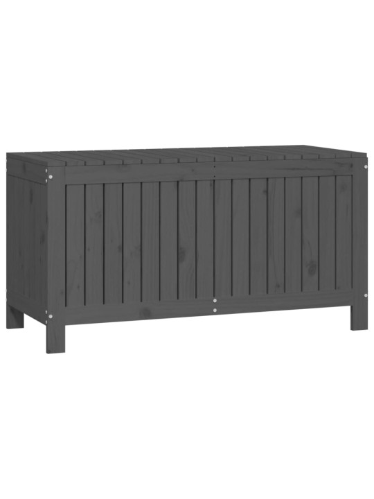 Zahradní úložný box šedý 115 x 49 x 60 cm masivní borové dřevo