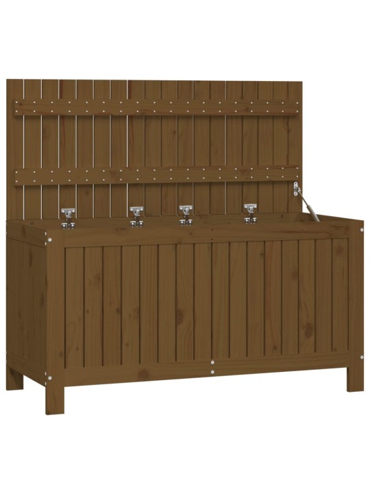 Zahradní úložný box medově hnědý 115x49x60 cm masivní borovice