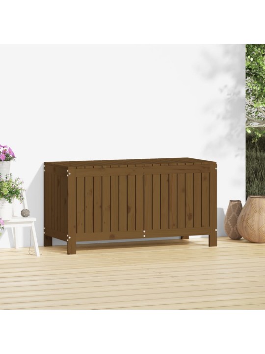 Zahradní úložný box medově hnědý 115x49x60 cm masivní borovice
