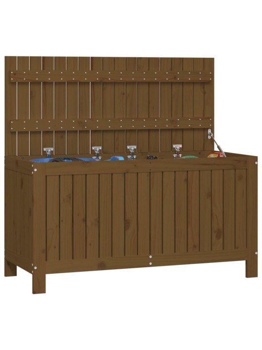 Zahradní úložný box medově hnědý 115x49x60 cm masivní borovice
