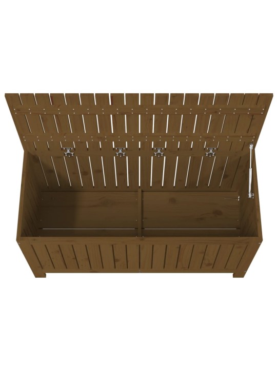 Zahradní úložný box medově hnědý 115x49x60 cm masivní borovice