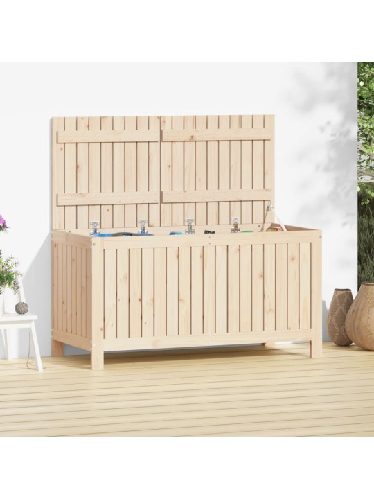 Zahradní úložný box 121 x 55 x 64 cm masivní borové dřevo