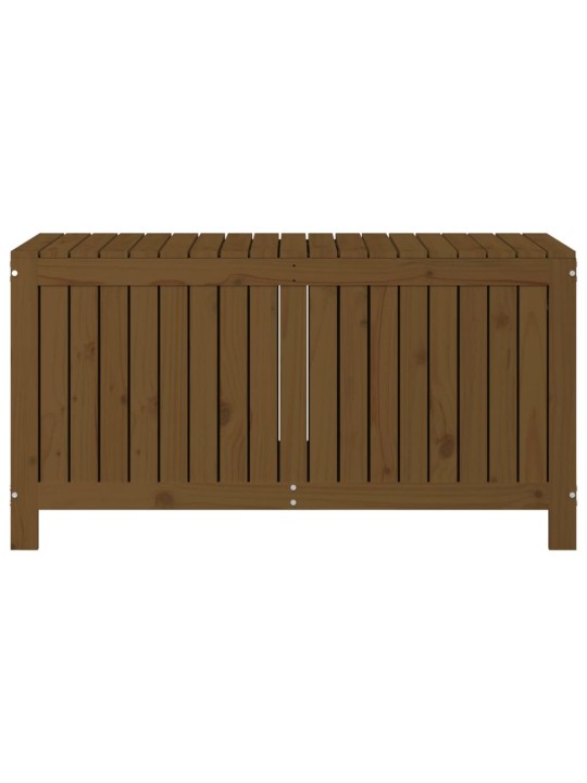 Zahradní úložný box medově hnědý 121x55x64 cm masivní borovice