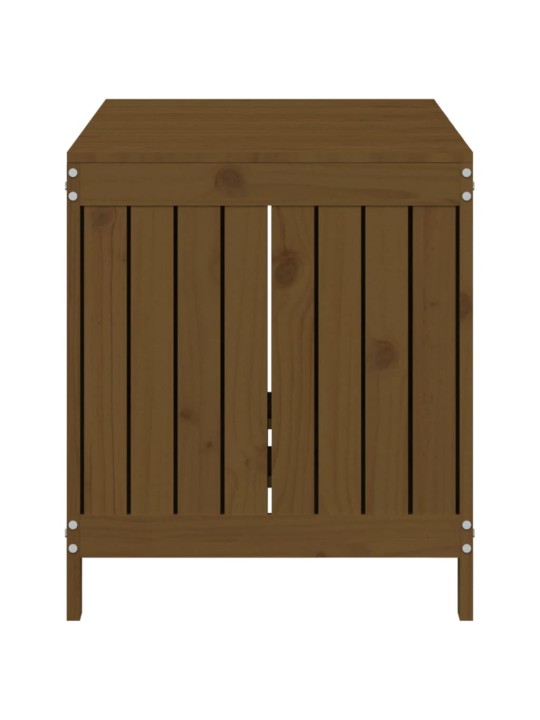 Zahradní úložný box medově hnědý 121x55x64 cm masivní borovice