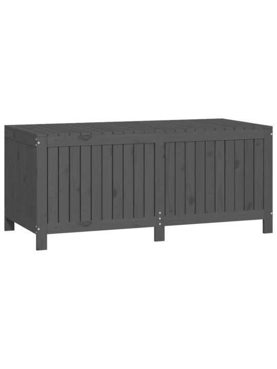 Zahradní úložný box šedý 147 x 68 x 64 cm masivní borové dřevo