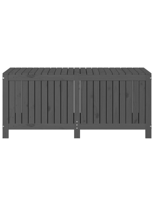 Zahradní úložný box šedý 147 x 68 x 64 cm masivní borové dřevo