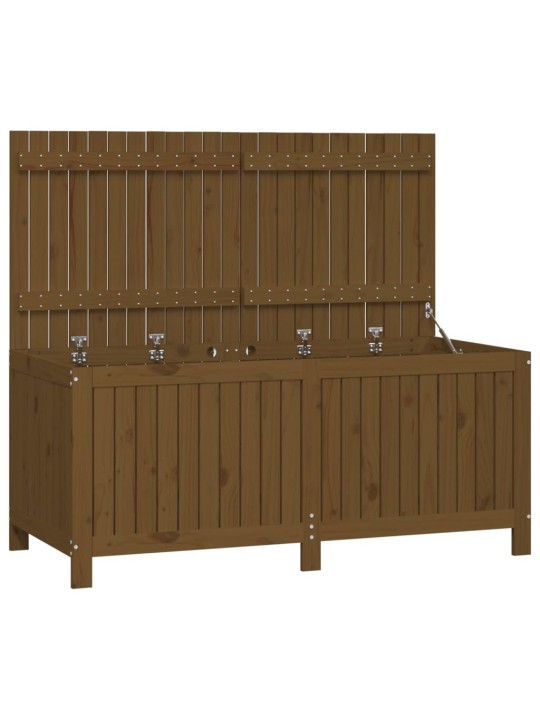 Zahradní úložný box medově hnědý 147x68x64 cm masivní borovice