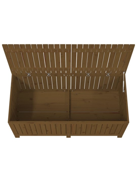Zahradní úložný box medově hnědý 147x68x64 cm masivní borovice