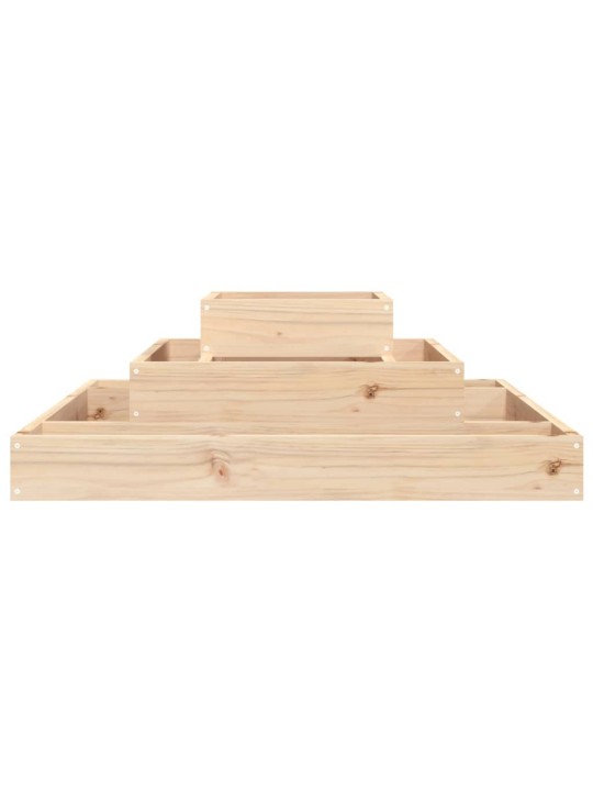 Truhlík 80 x 80 x 27 cm masivní borové dřevo